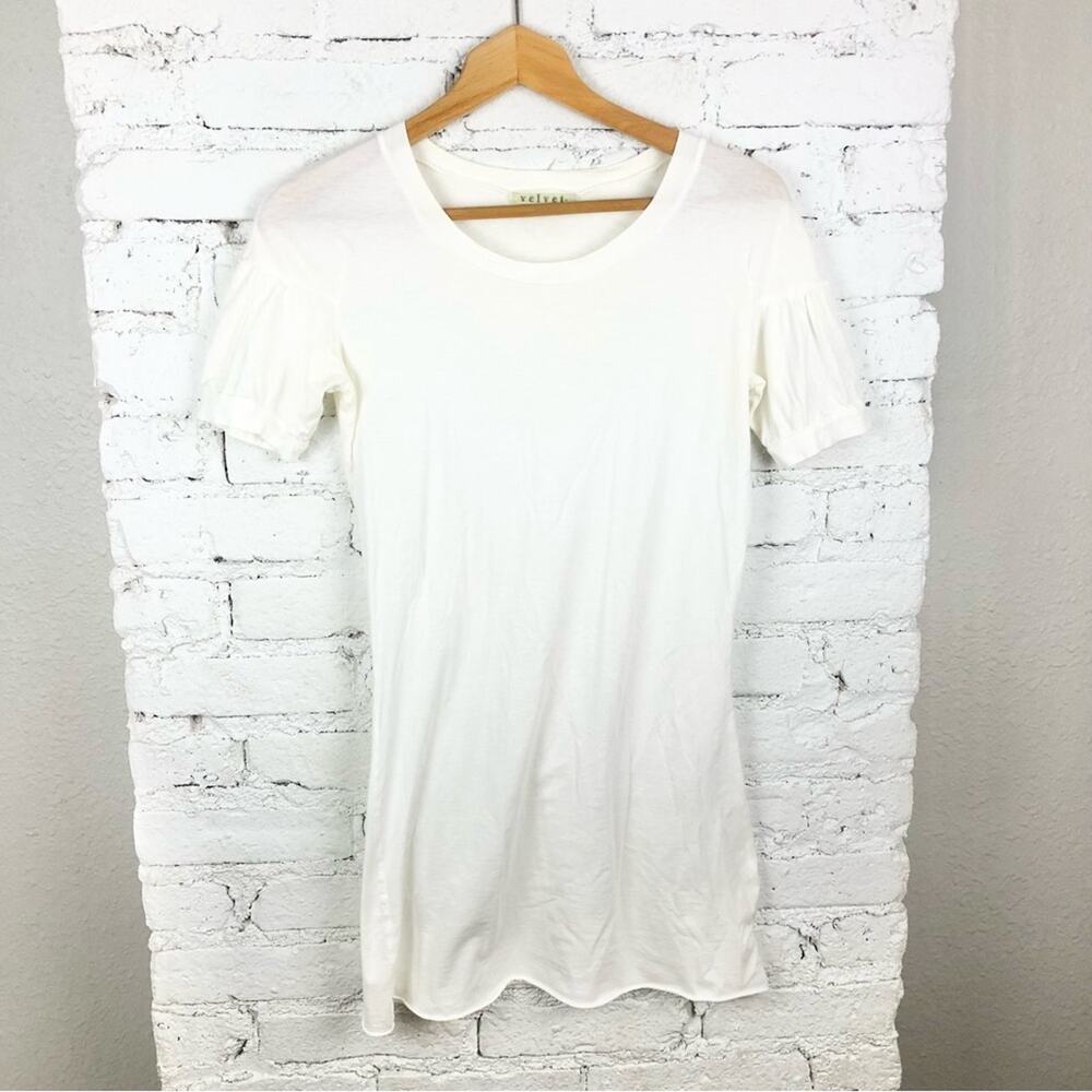 Velvet By Graham Spencer Ruffle Sleeve Tee
